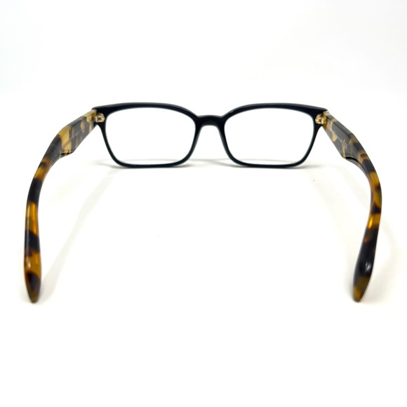 Prada Eyeglasses Frames VPR 18T VIB-1O1 Blue Brown Tortoise Cat Eye 53-16-140 - Picture 4 of 11